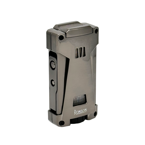 Vžigalnik Ronson 119002 za cigare plinski Jet Flame Hurricane, Gun Metal