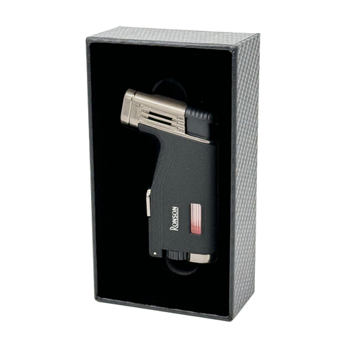 Gorilnik Ronson 120001 plinski Jet Flame Breeze, Black Crackle