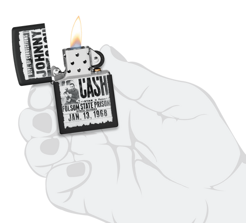 Zippo 46490 vžigalnik Music Johnny Cash