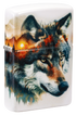 Zippo 60.007.507 vžigalnik Watercolor Wolf
