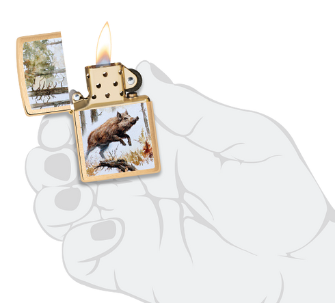 Zippo 60.007.521 vžigalnik Wild Boar