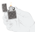 Zippo 60.007.689 vžigalnik Crosses Armor