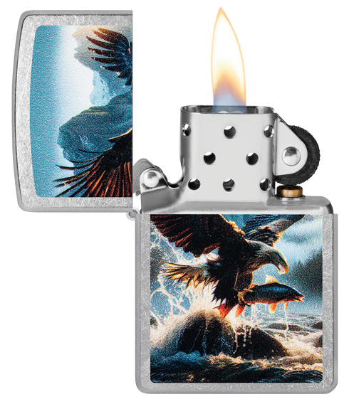 Zippo 47188 vžigalnik Eagle and Fish