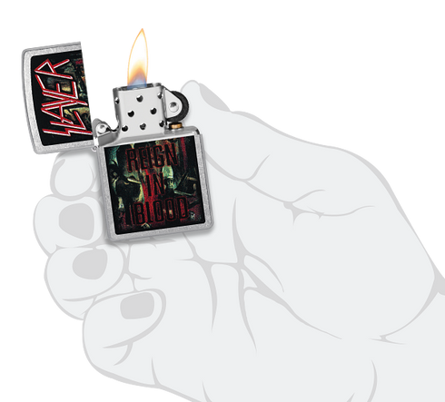 Zippo 47221 vžigalnik Slayer, Street Chrome