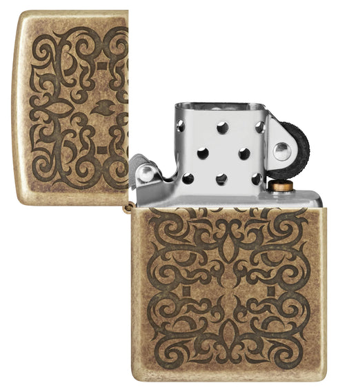 Zippo 48484 vžigalnik Unique Tattoo Pattern