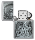 Zippo vžigalnik 48902 Dragon Emblem Brushed Chrome