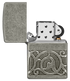 Zippo vžigalnik 49290 Pattern Armor Antique Silver