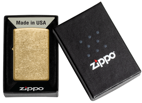 Zippo vžigalnik 49477 Classic Tumbled Brass