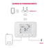 Termostat 49683033 230V WI-FI smart, bel