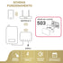 Termostat 49683034 gretje in hlajenje 230V WI-FI smart, bel