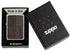 Zippo 46920 vžigalnik Elegant Brown Leather Emblem