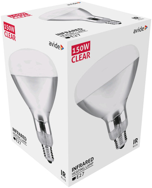 Avide 911007 Žarnica Infra prozorna grelna 150W E27 R125