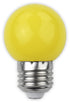 Avide 26063 Žarnica Decor - rumena LED SMD E27 1W G45