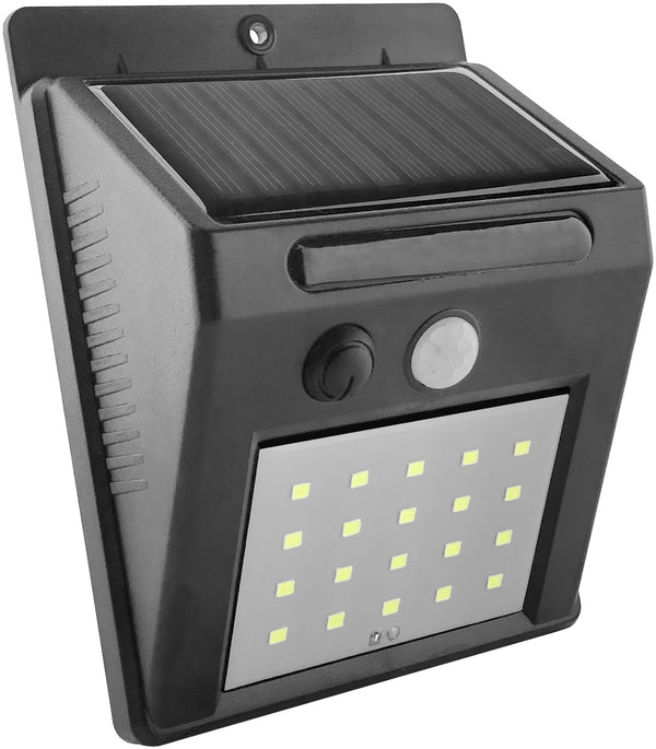 Entac 977942 Svetilka stenska solarna LED 2W 4000K 200lm s senzorjem