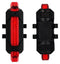 Svetilka za kolo polnilna 2W 360m Li-Polymer rdeča EBL-2W-RED