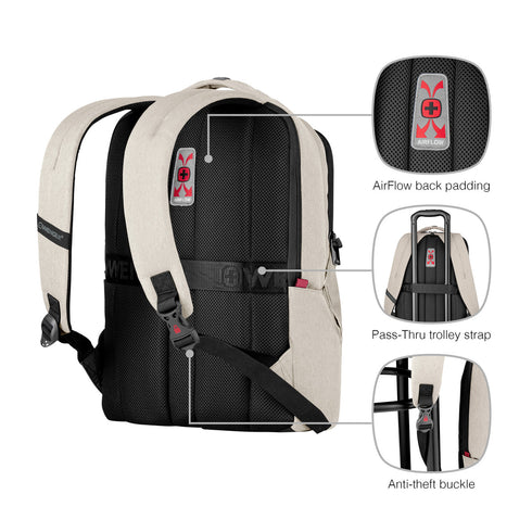 Wenger 653500 Nahrbtnik MX Professional 16", Bež