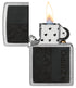 Zippo 46919 vžigalnik Elegant Black Leather Emblem