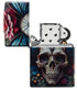 Zippo 46848 vžigalnik Floral Butterfly Skull