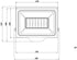 Reflektor Slim LED SMD 50W CW 6400K ABLRFLCW-50W