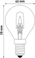 Žarnica halogen Classic MINI 18W E27 2000h AHMG27WW-18W