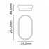 Svetilka ASAL0221 stropna LED 15W 4000K Oval