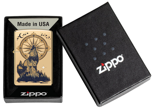 Zippo vžigalnik 36074 Howling Wolf