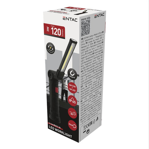 Svetilka delovna 997629 polnilna C LED, 180°, EWL-180-C-LED-R