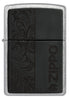 Zippo 46919 vžigalnik Elegant Black Leather Emblem