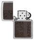 Zippo 46920 vžigalnik Elegant Brown Leather Emblem