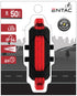 Svetilka za kolo polnilna 2W 360m Li-Polymer rdeča EBL-2W-RED