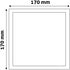 Avide 282021 Stropna svetilka LED 12W NW 6400K