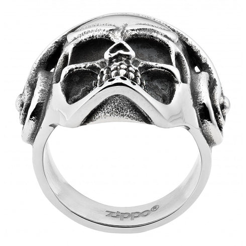 Zippo 2.006.264 Prstan Skull with Headphones vel. 62