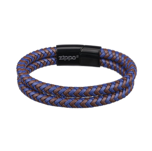 Zippo 2007162 Zapestnica Braided Leather 20 cm