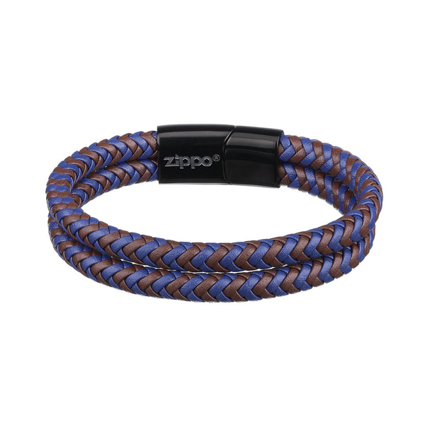 Zippo 2007163 Zapestnica Braided Leather 22 cm