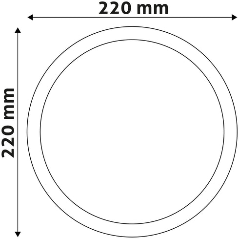 Avide 281963 Stropna svetilka LED 18W CW 1500 lm