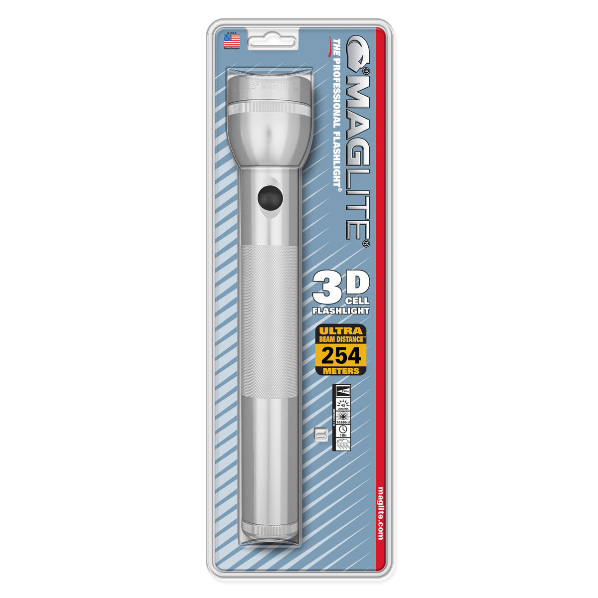 Maglite S3D106 Baterijska svetilka 254 m 45 lm