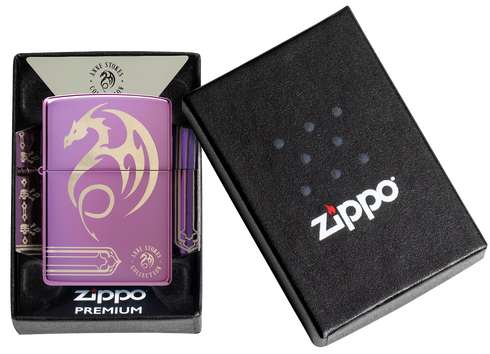 Zippo vžigalnik 48574 Anne Stokes Dragon & Skull