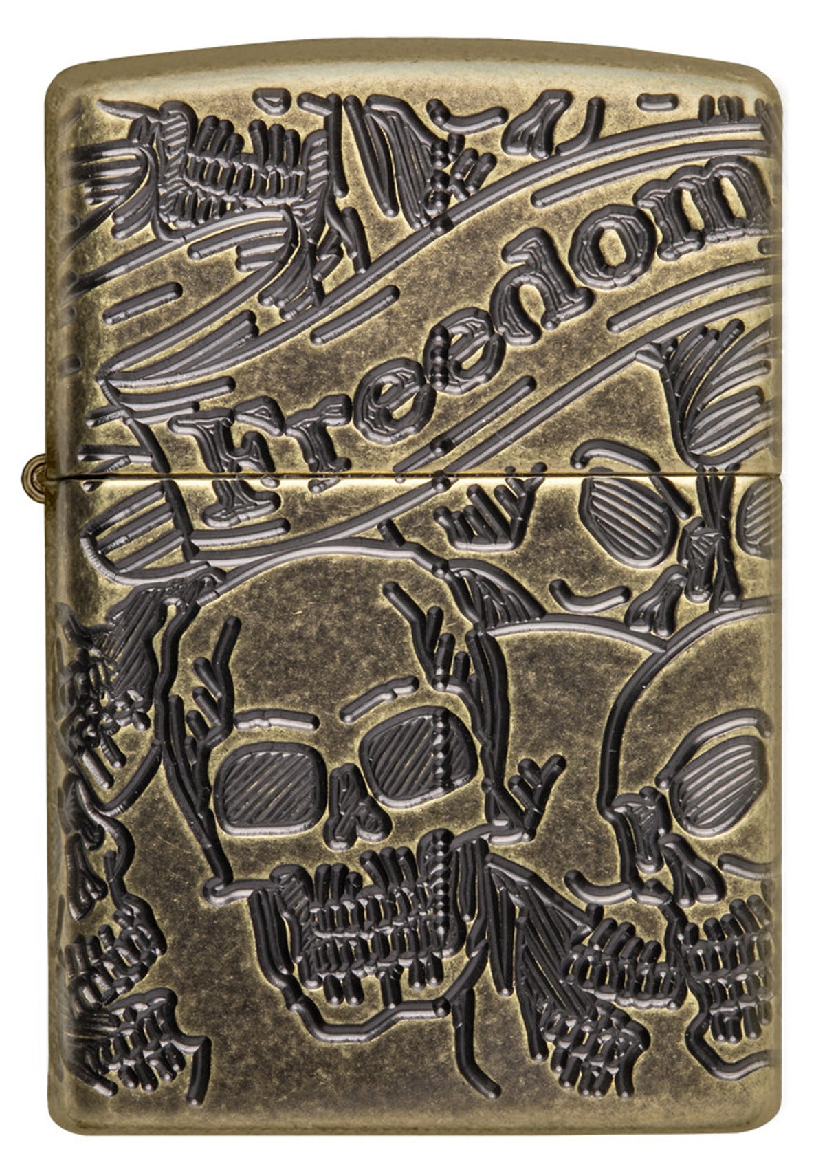 Zippo vžigalnik 49035 Freedom Skull