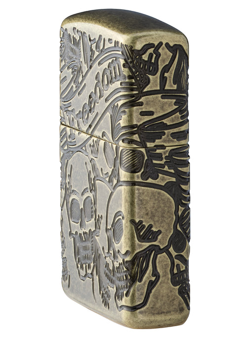 Zippo vžigalnik 49035 Freedom Skull