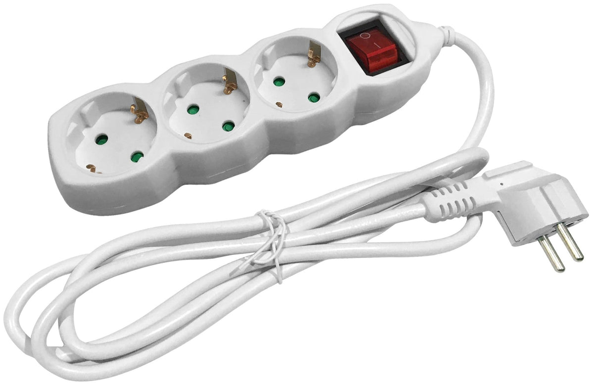 Entac 904283 Podaljšek 3 vtični s stikalom 1,5 m