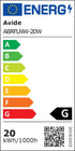 Avide 07109 Polnilni reflektor LED COB 20W NW 1100lm