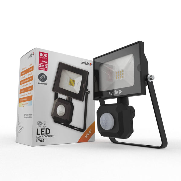 Avide 08984 Reflektor s senzorjem SMD LED 10W NW 800 lm