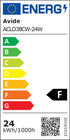 Avide 15647 Stropna svetilka Cordelia LED 24W CW 2200 lm