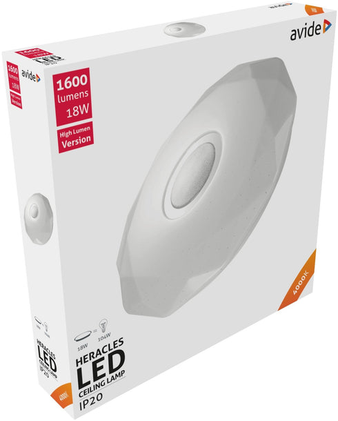 Avide 927206 Svetilka stropna Heracles LED 18W 4000K 1600lm