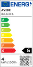 Avide 280560 Namizna svetilka LED Bussines Leather Calendar 6W NW