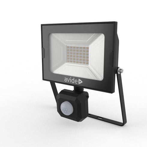 Avide 909028 SMD LED Reflektor Slim s senzorjem gibanja 30W NW 2250 lm