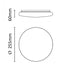 Asalite ASAL0182 Stropna svetilka Kate LED 12W 4000K 900 lm