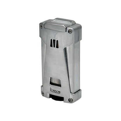 Vžigalnik Ronson 119001 za cigare plinski Jet Flame Hurricane, Chrome Satin