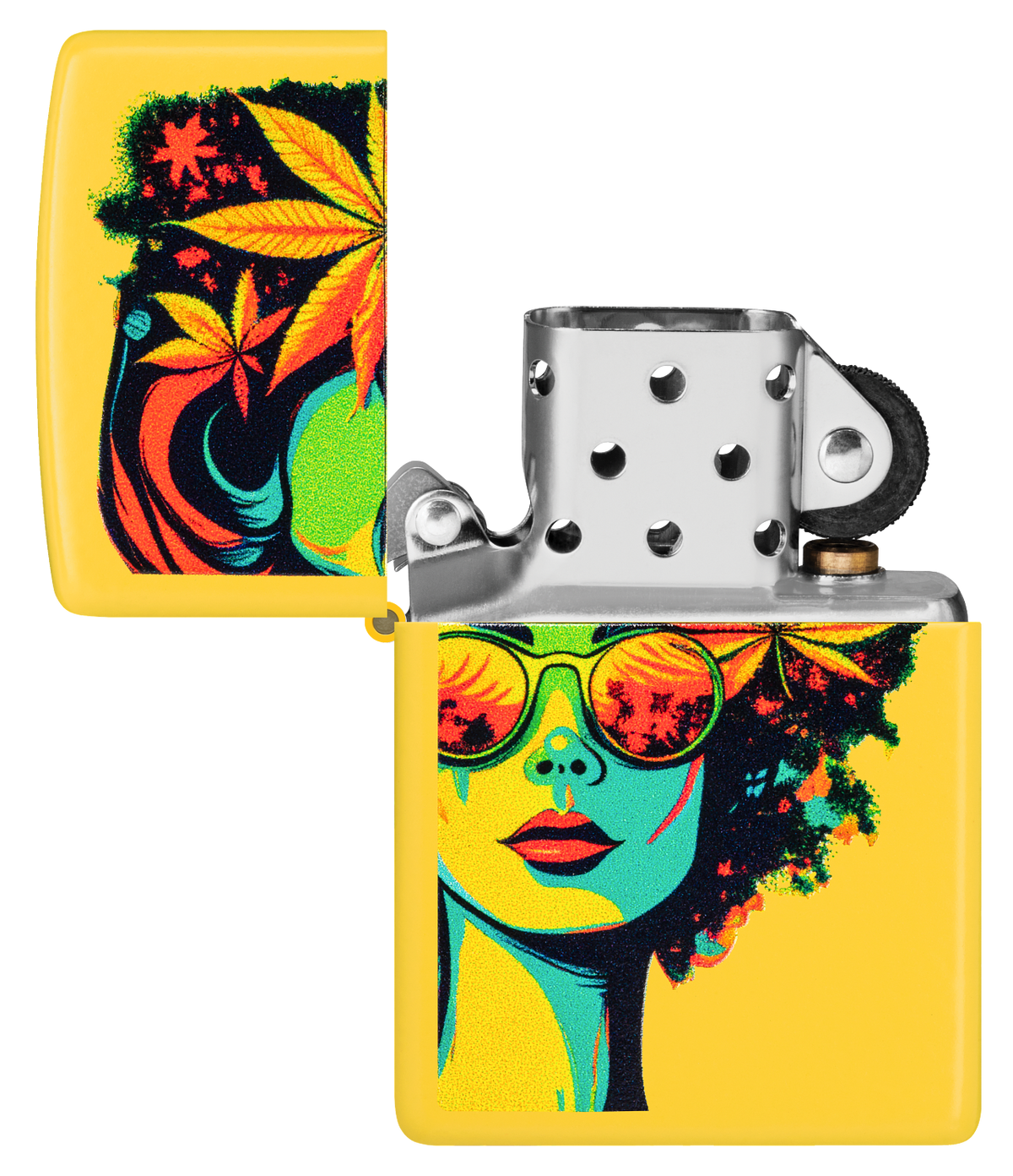 Zippo 46231 vžigalnik Cannabis Woman