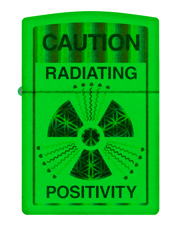 Zippo 46243 vžigalnik Radiating Positivity, Glow in the Dark